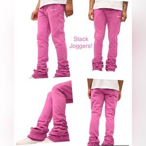 Stack joggers purple sz various